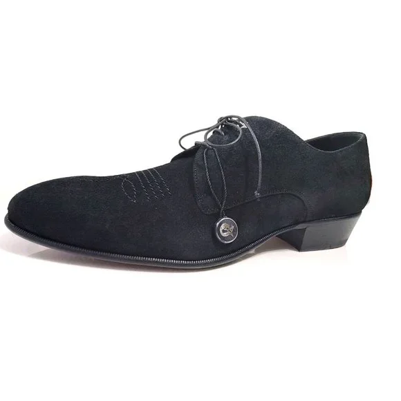 Jimmy Choo Jackson Black Suede Derby Shoes Size EU 44 US 11 Jimmy Choo Jackson Black Suede Derby Shoes Size EU 44 US 11 main image 2